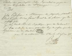 Belley déclare que sa fortune à Saint-Domingue consistait en « propriété pensante » ;