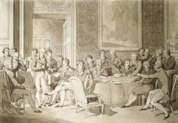 Le Congrès de Vienne, diplomates autour d'une table