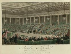 Assemblée nationale le 4 août 1789