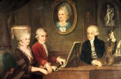Portrait de la famille de Mozart